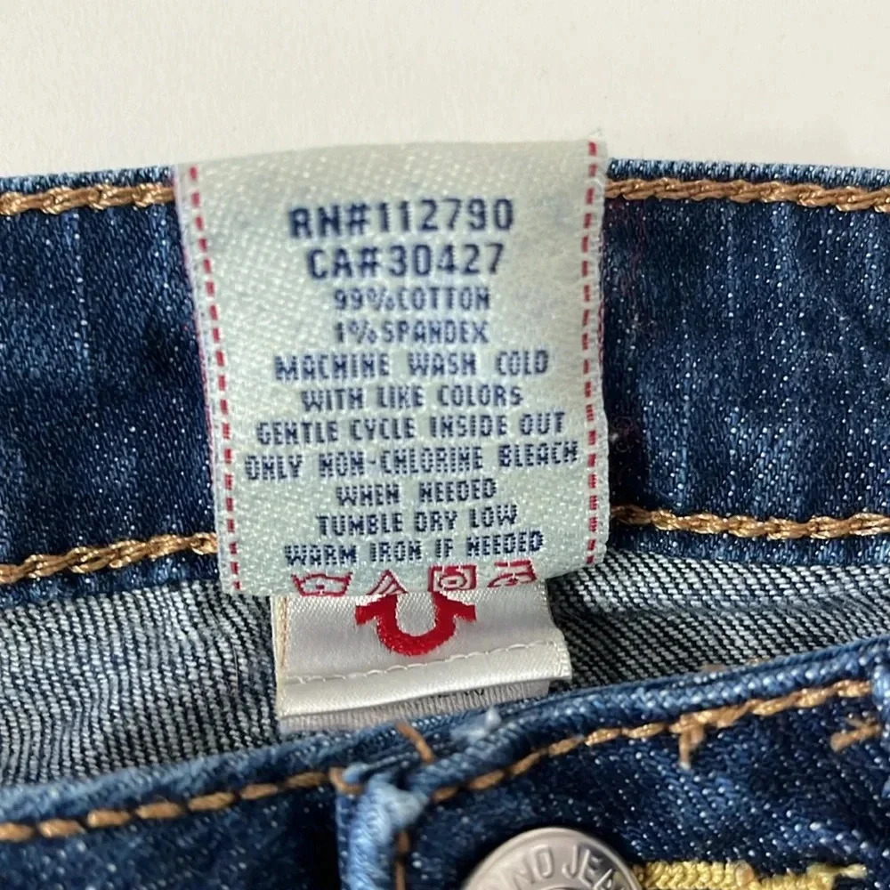 True Religion denim‎ jeans women’s size 28 True Religion 7” rise jeans cowgirl - Picture 9 of 13